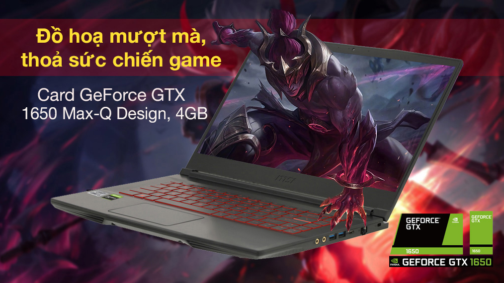 Card đồ họa GeForce mượt mà